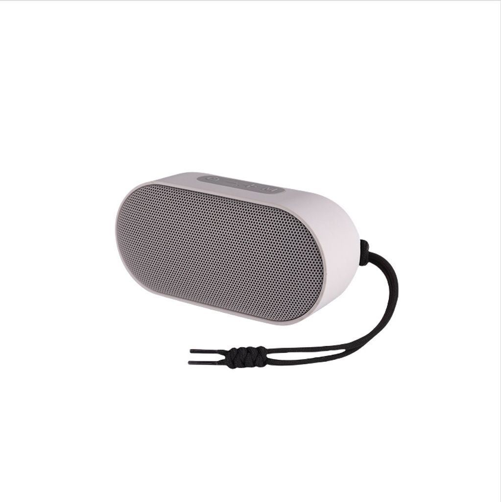 INF FM0209 Tragbarer Bluetooth-Lautsprecher mit verbessertem Audio Grau