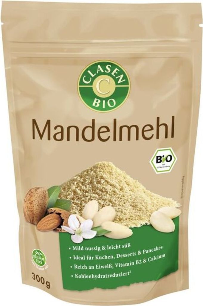 Clasen Mandelmehl - - 300g x 5 - 5er Pack VPE