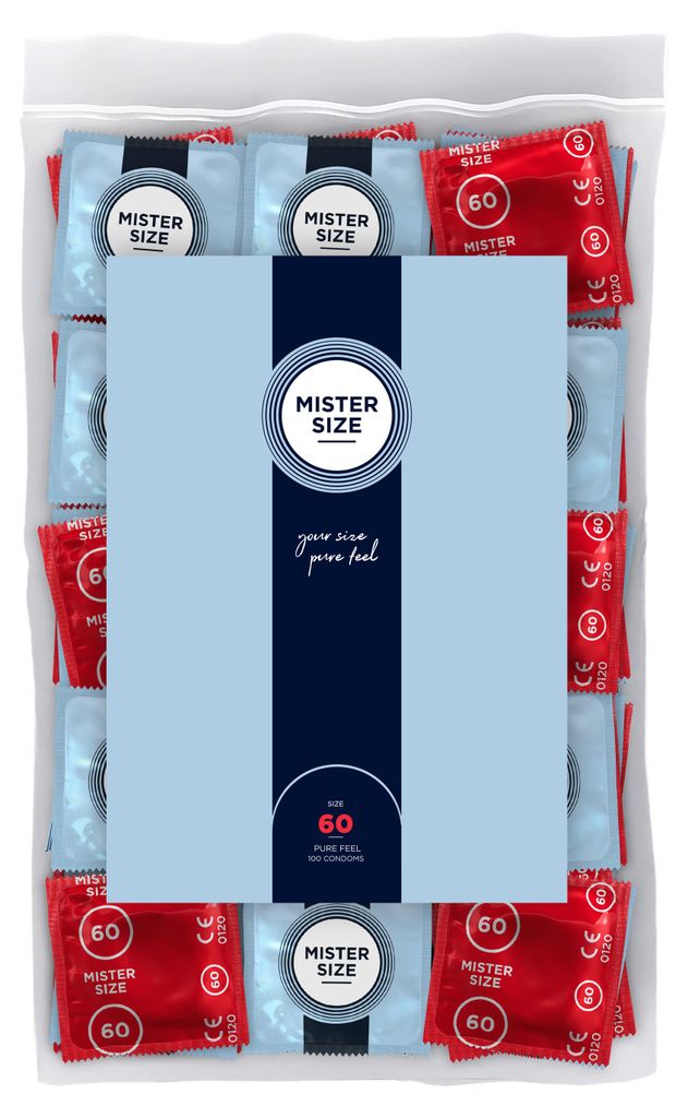 100er Mister Size Kondome - 60mm - deine individuelle Größe Produktbild 
