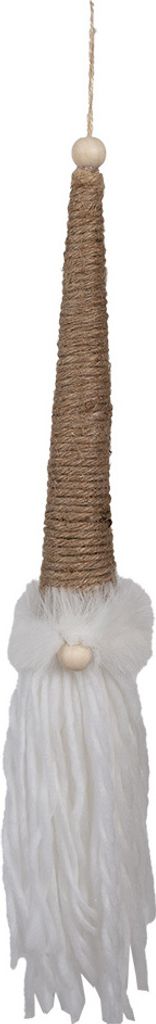 Clayre & Eef Deko-Anhänger Zwerg 48 cm Braun Synthetisch