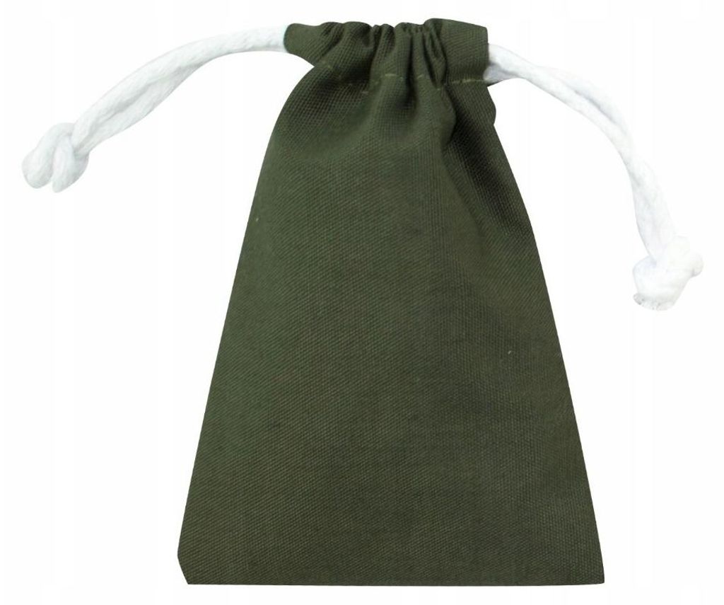 Zelené bavlnené darčekové vrecko 10×15 cm – 220 g vrecko so Obrázok produktu 