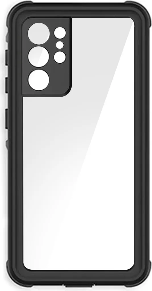 Cover Integrale Samsung S21 Ultra IP68 Redpepper Edge - Nero Opaco