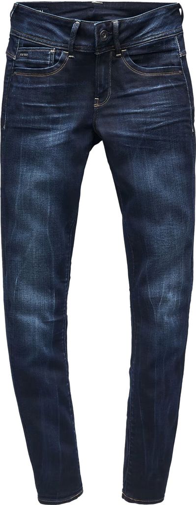 G-Star Damen Lynn Mid Waist Skinny Jeans Faded Blue W27/L36