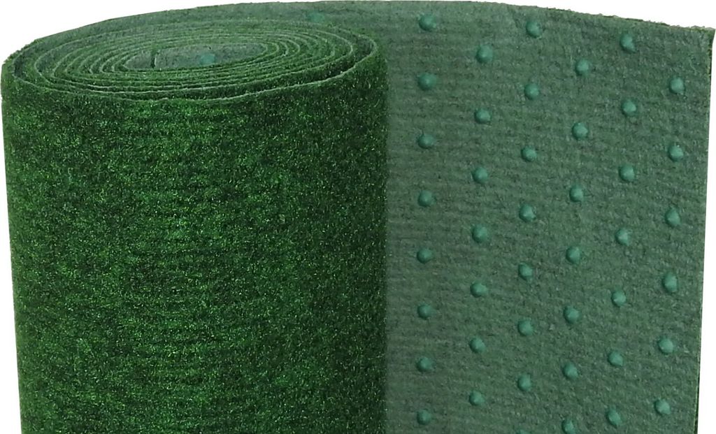 Rasenteppich Kunstrasen mit Noppen Drainage 100x200cm Produktbild 4