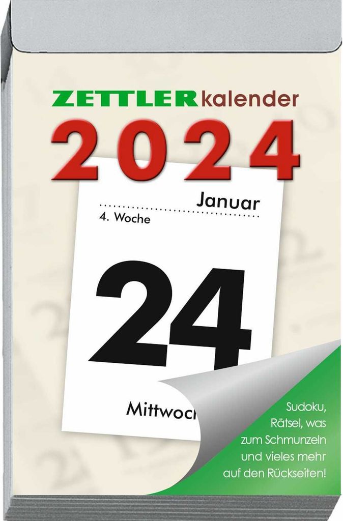 Zettler 660056 Denný blok č. 4 - 1 deň /1 strana, 6,5 x 10 Obrázok produktu 