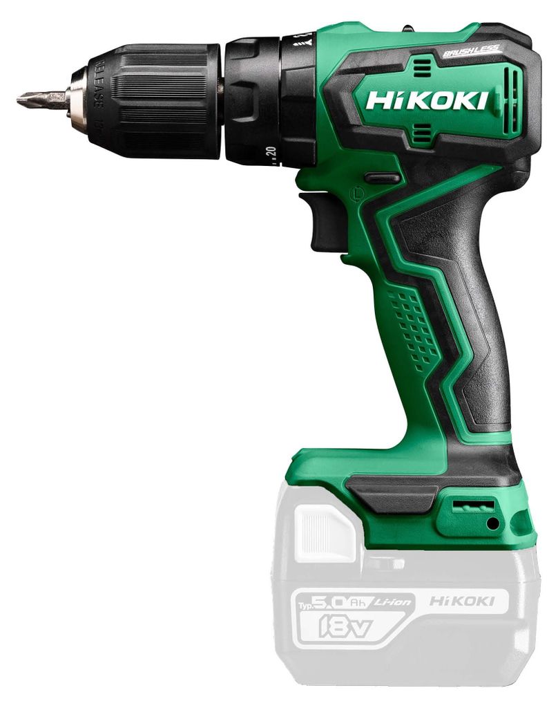 HIKOKI 18V Accuboormachine met slagfunctie, 55Nm, model Productafbeelding 