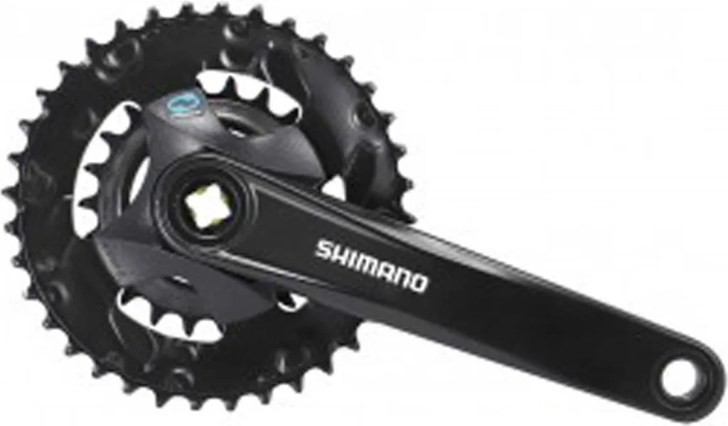 Pédalier Noir Shimano Altus FC-M315 22/36 dents 175mm sans Carter de Chaîne