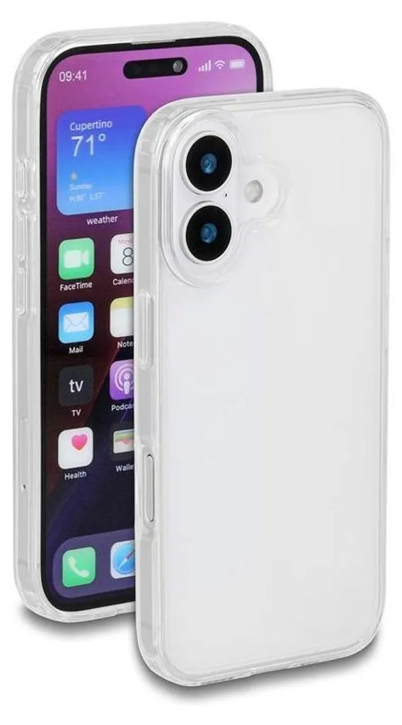 Étui de protection transparent pour iPhone 17 - Coque antichoc silicone