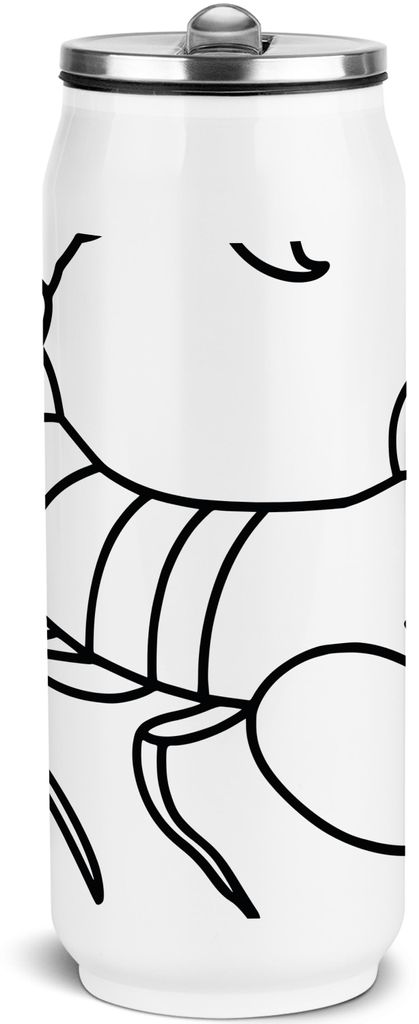 Mr. & Mrs. Panda Thermoflasche Sternzeichen Skorpion - Weiß - Geschenk, Wasserflasche, sport trinkflasche, Oktober, Geburtstag November, Skorpione...