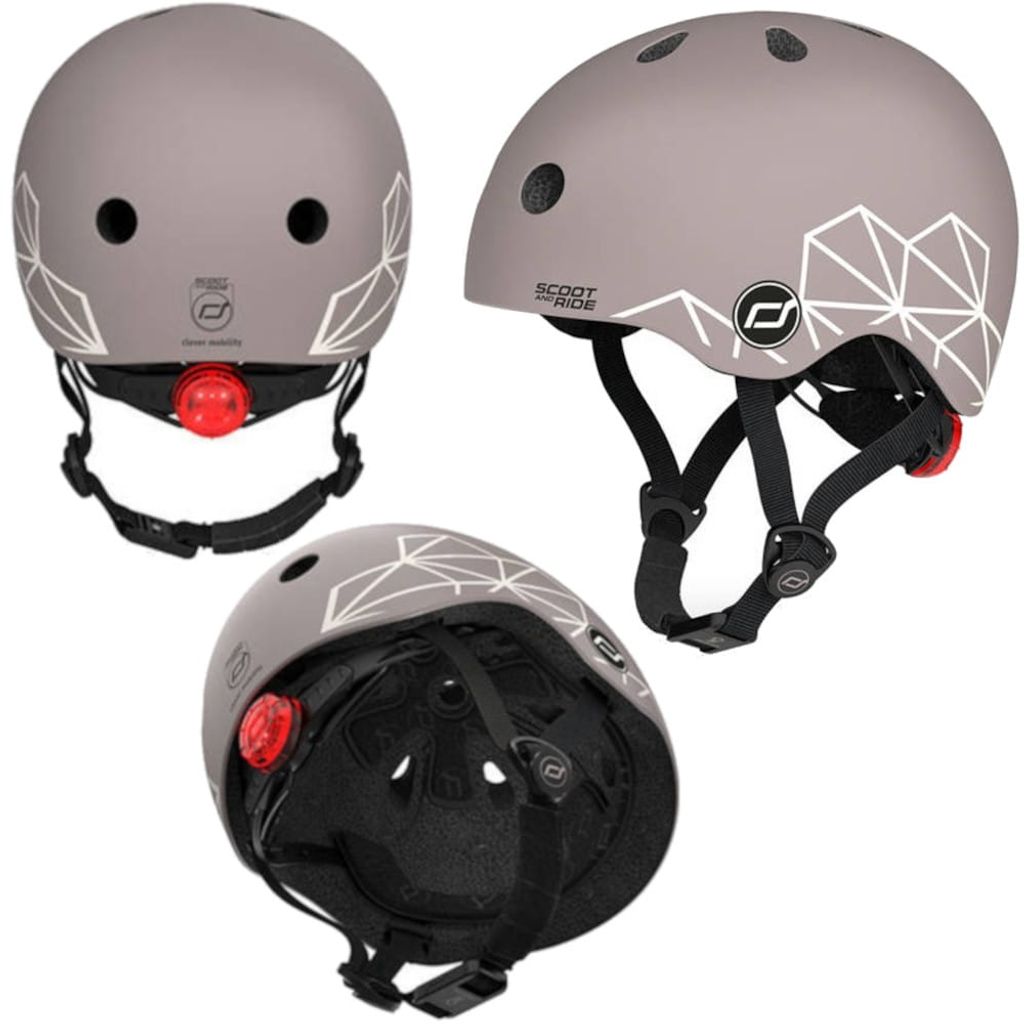 Scootandride Kask XXS-S dla dzieci 1-5 lat Brown Lines Obrázok produktu 