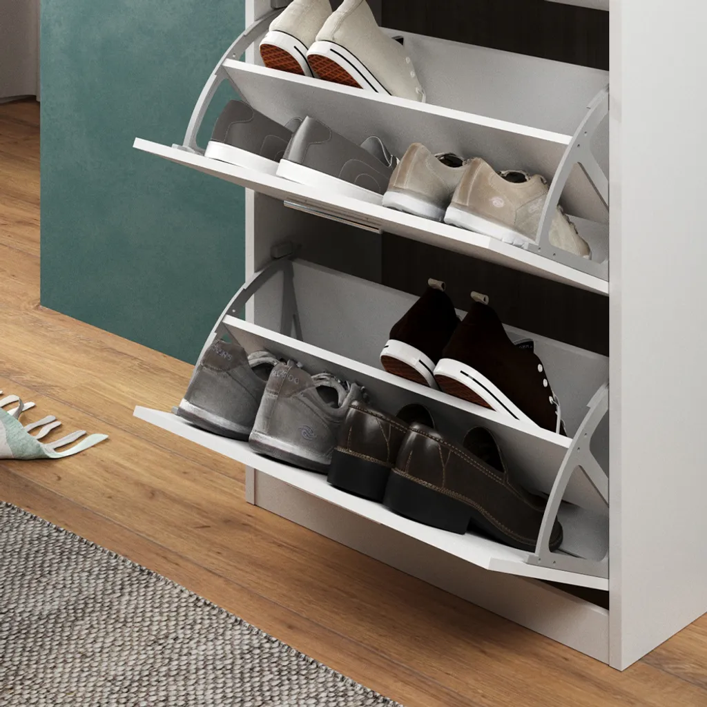 Fini le désordre avec le meuble à chaussures Vicco Gizmo compact et design - 5