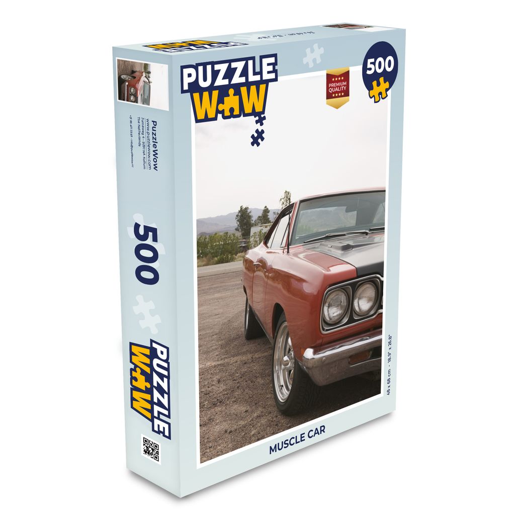MuchoWow Puzzle 500 Teile Muscle Car - Denken - Spiel - Toy