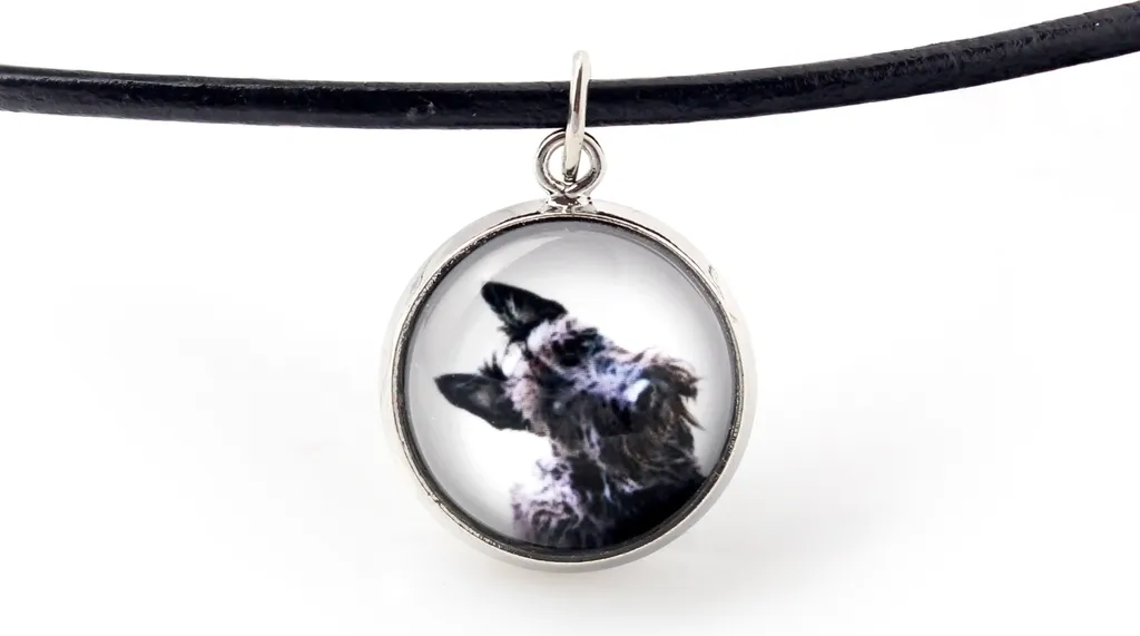Collana Scottish Terrier con Foto Personalizzata | Gioiello Art-Dog