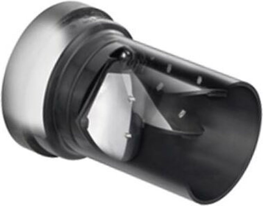 HAAS PE-Wand-WC-Anschlussgarnitur DN 90 mit Rattenklappe Produktbild 1