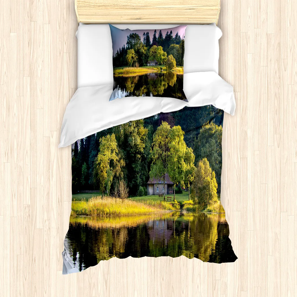 Copripiumino Bambini e Singolo ABAKUHAUS Woodland Antiacaro 135x200 - 1