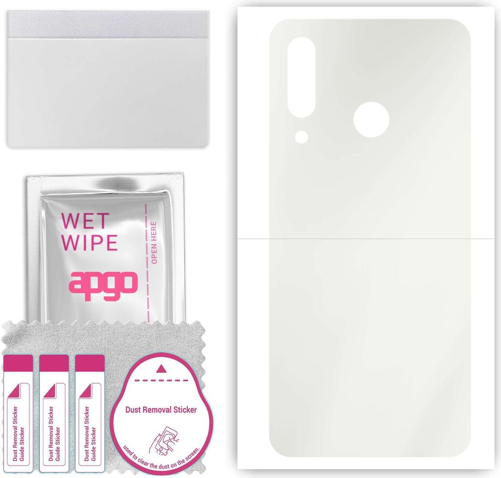 apgo Rückseite Schutzfolie, Matt, kompatibel mit Doogee N20, Hinten Hydrogel-Displayschutzfolie mit Positionierhilfe, kratzfest, einfache Montage
