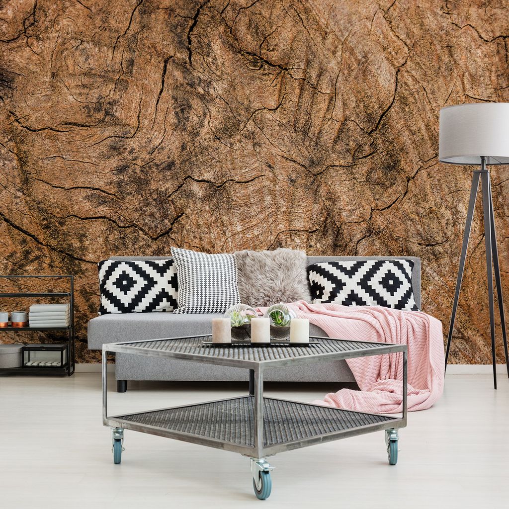 Muralo XXL Vlies FOTOTAPETE das WOOD 3D Effekt (B) 300 cm x (H) 210 cm Tapete Wandtapete WOHNZIMMER SCHLAFZIMMER 4788