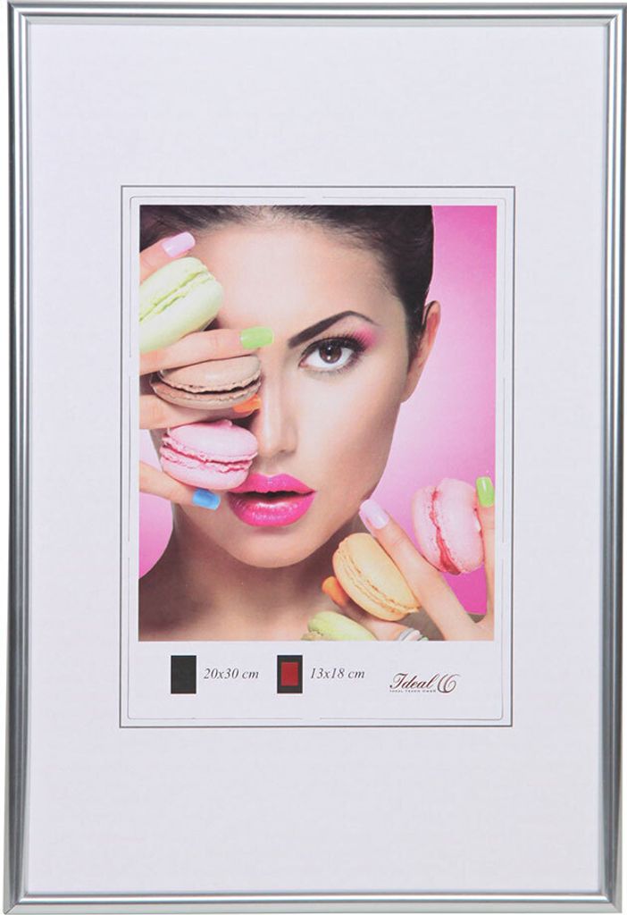 IDEAL TREND Bilderrahmen 2er Pack Schwarz 30x40cm - Kunststoff Rahmen Mit Glas