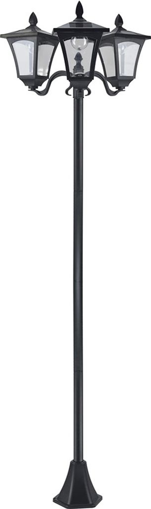 Outsunny Solar Gartenlaterne mit 3 flammig Solarlaterne 120 Produktbild 