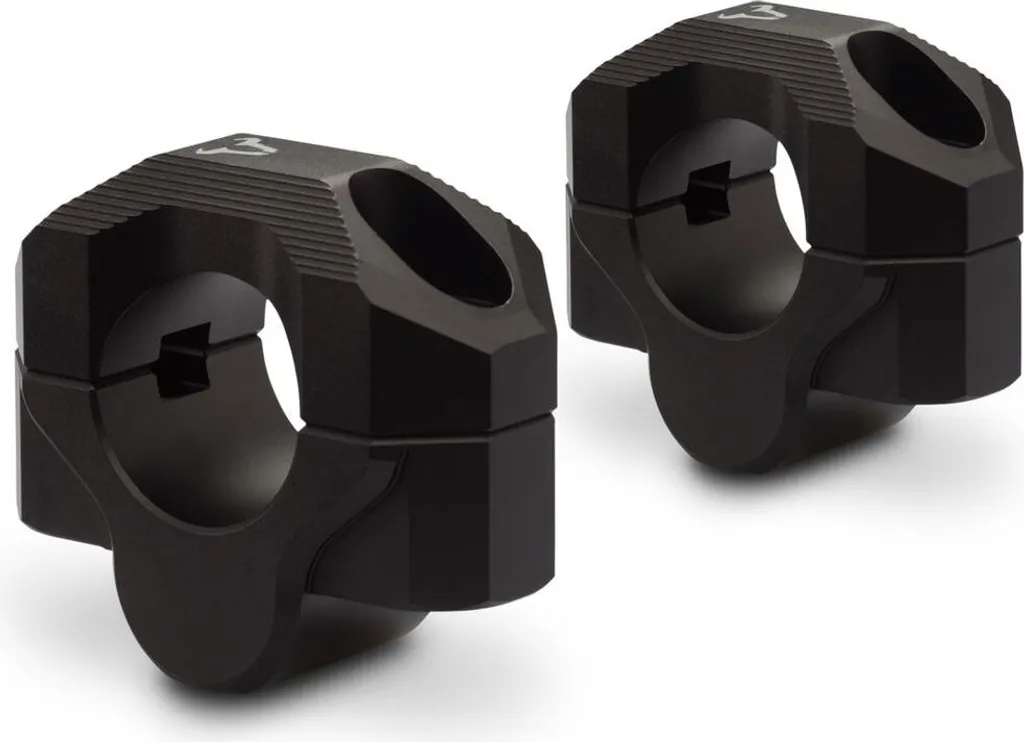 Pontet de guidon 28mm Noir SW-Motech - Support de Guidon Universel Moto
