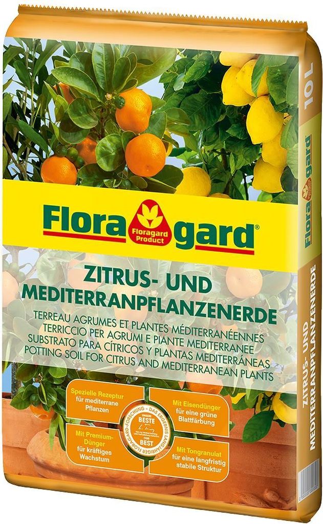 Floragard® Zitrus- und Mediterranpflanzenerde 10 Liter Produktbild 