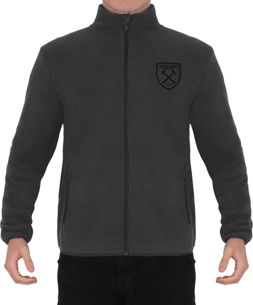 West Ham United FC - Fleecejacke für Herren GF251 (S) (Grau)