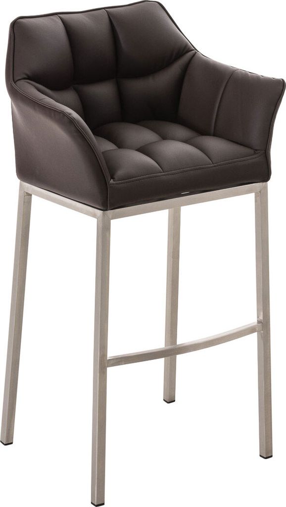 Barhocker HLO-CP1 E mit 4-Fuß Gestell  braun Produktbild 