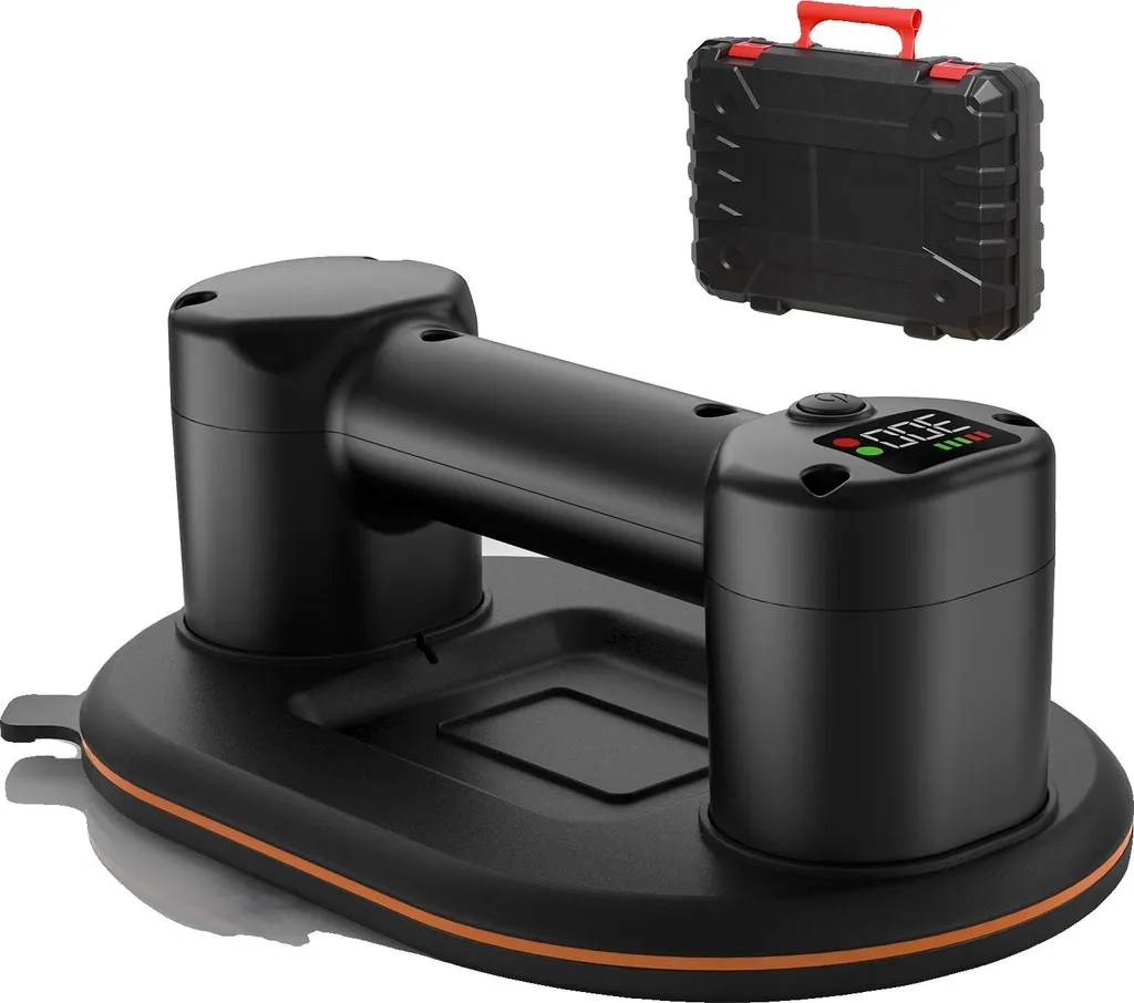 Palonnier à ventouse double moteur 300kg avec batterie 3600 mAh 6W
