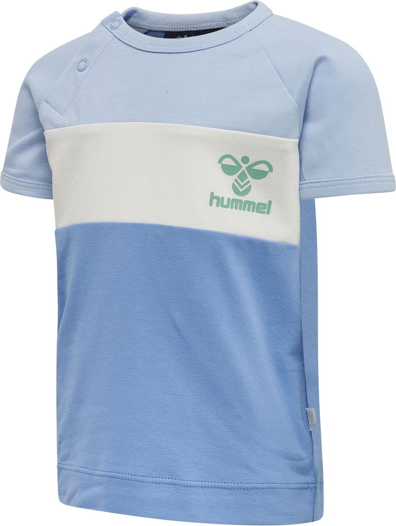 hummel hmlASLAN T-SHIRT S/S - SILVER LAKE BLUE - 62
