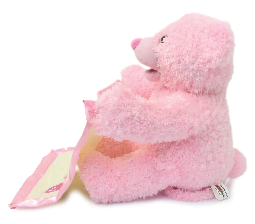 Doudou Interactif Rose Jamara Mr. Babble Bear - Cadeau Éveil Bébé - 10