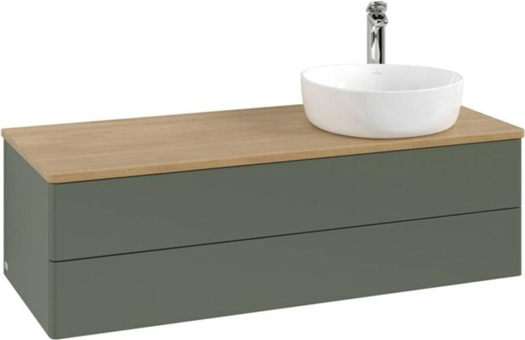 V&B Waschtischunterschrank ohne Frontstruktur Antao 120x36x50cm, HL, WBP hon. Oa, le g. m La