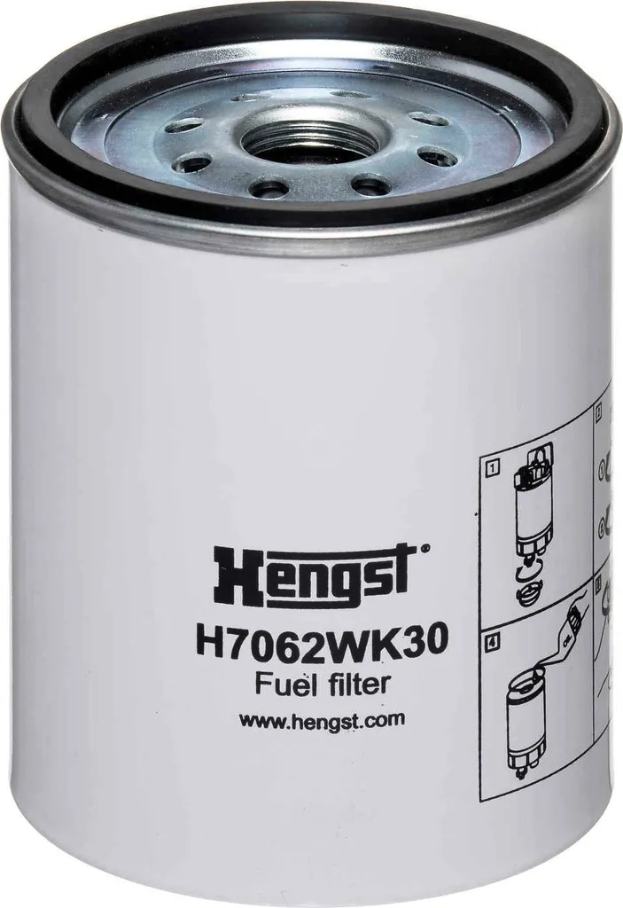 HENGST H7062WK30 Filtre à carburant haute efficacité contre les dépôts