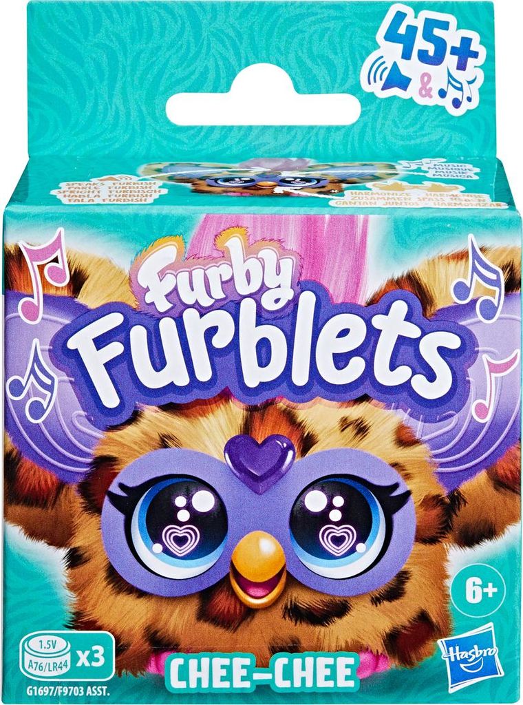 Furby Furblets Chee-Chee, 6 Jahr(e), LR44, Akkus/Batterien Produktbild 