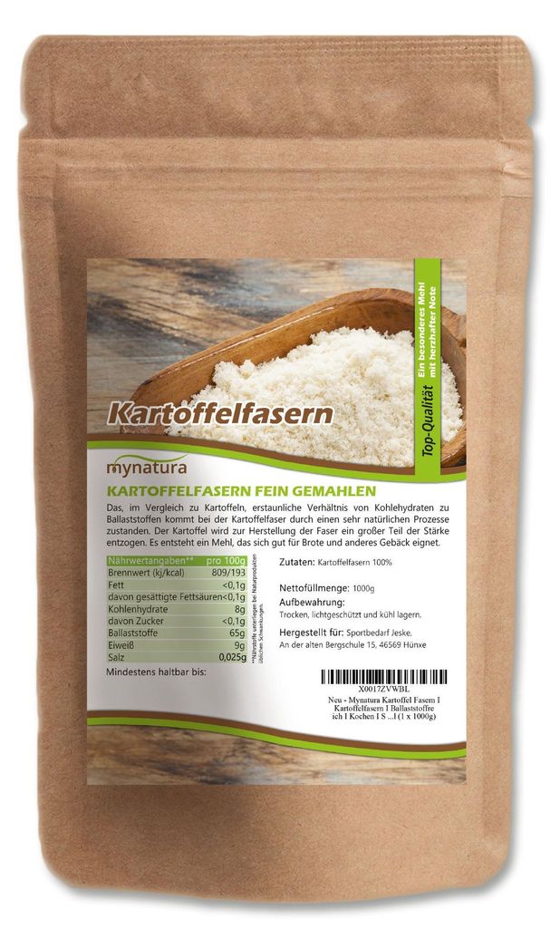 Mynatura Kartoffelfasern – ab 1000g - 1 Beutel Produktbild 