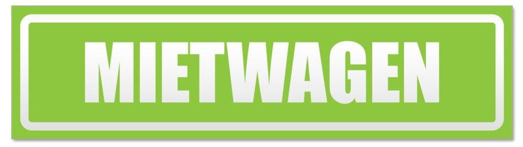 Kiwistar - Autoaufkleber - Lindgrün - 45 x 12 cm - Mietwagen invertiert - Hinweis Aufkleber Sticker für Auto, Kfz, Fahrrad, PKW, LKW