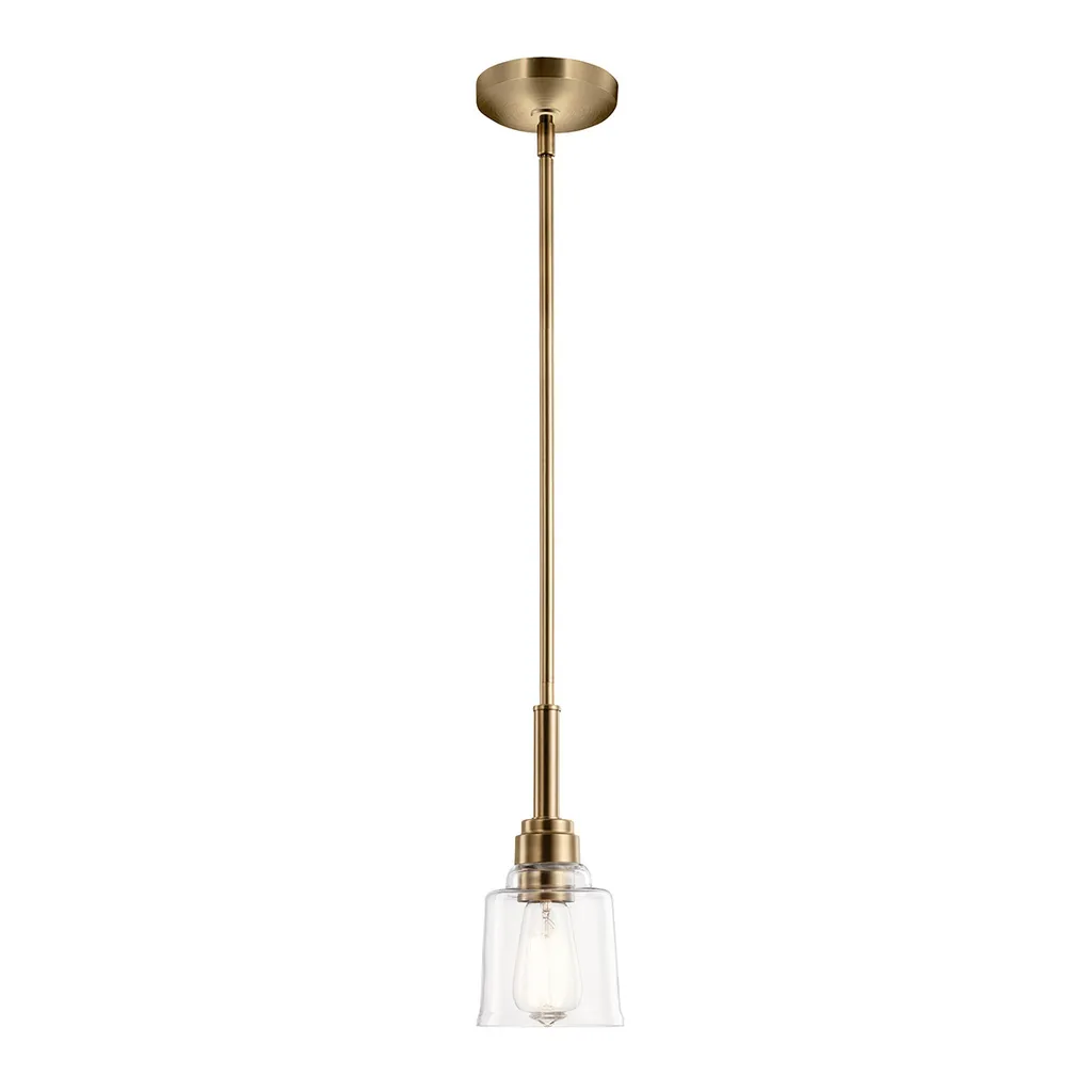 Suspension design Aivian laiton vieilli IP20 métal 145cm par Kichler