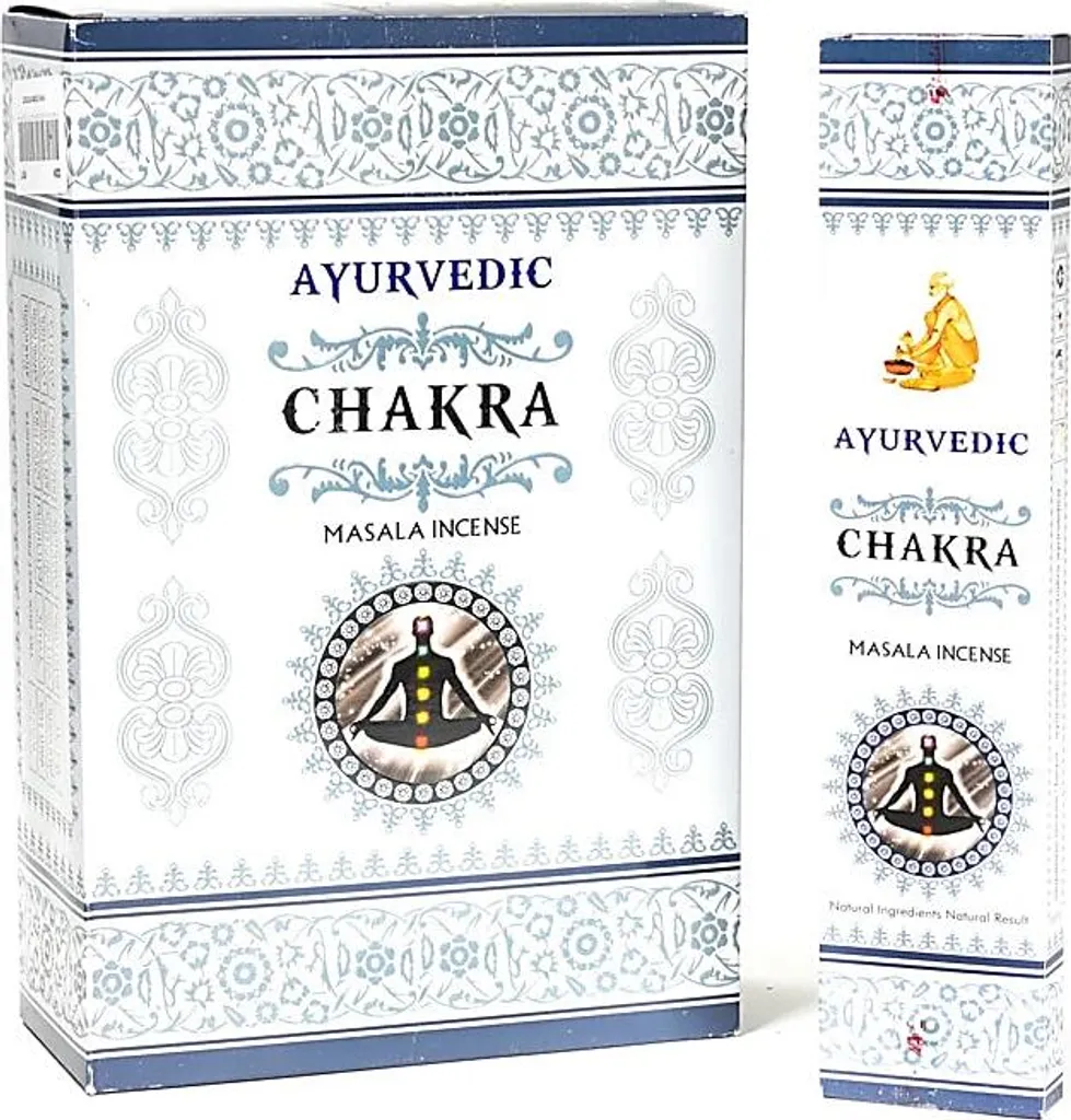 Encens Masala Chakra - 10 G - Purifie l'Air et Élimine le Stress