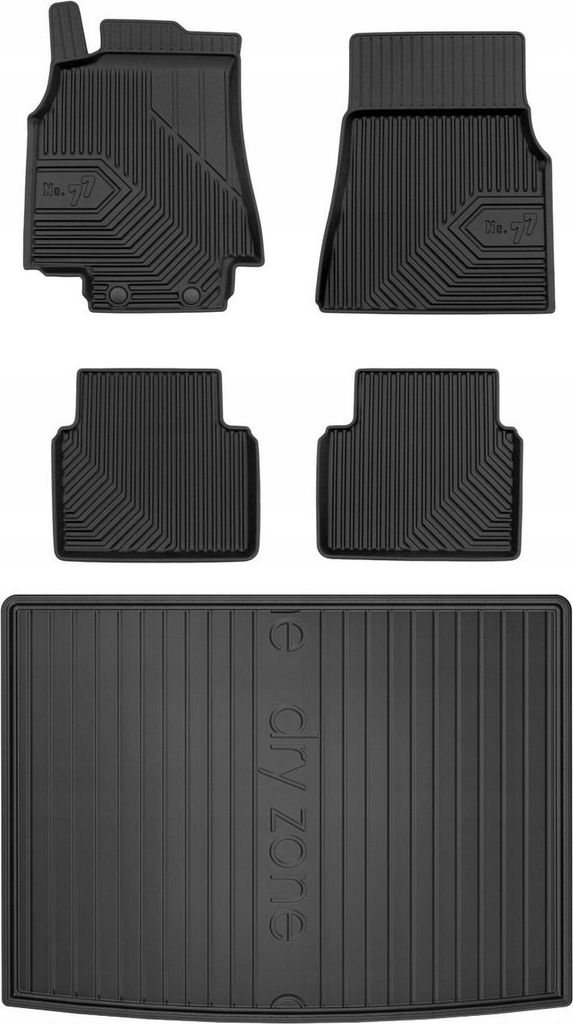 SET 77 Fußmatten und Fußmatten Mercedes W245 2005-2011 Produktbild 