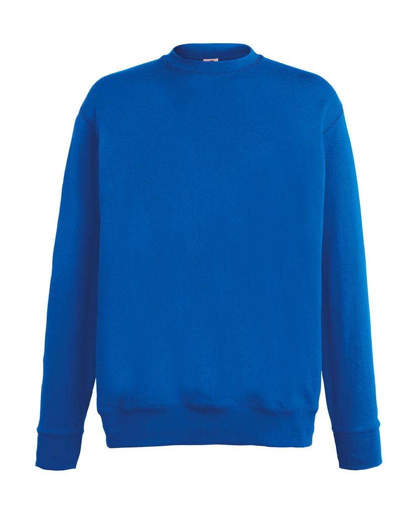 Fruit of the Loom Herren Sweatshirt Sweater Pullover Pulli Rundhals, Größe:2XL, Farbe:Royal Blau