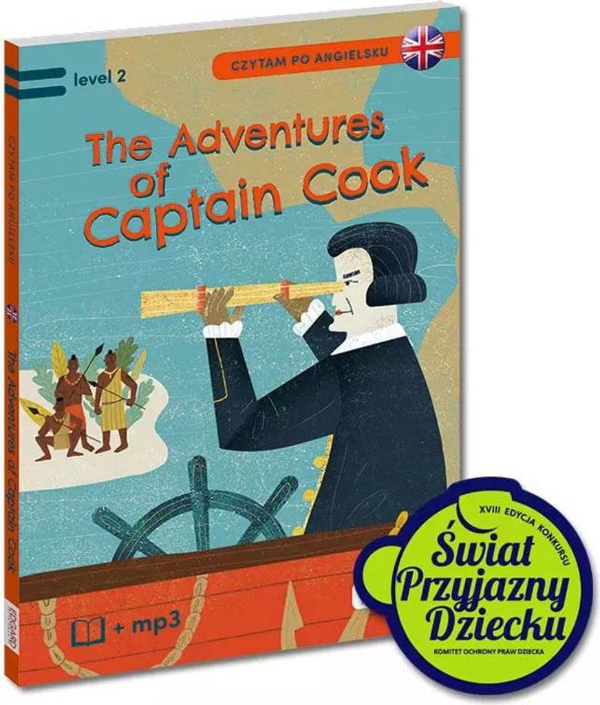 Czytam po angielsku The Adventures of Captain Cook / Przygody Kapitana Cooka - Joanna Brodziak (Fremdsprachen auf Englisch)