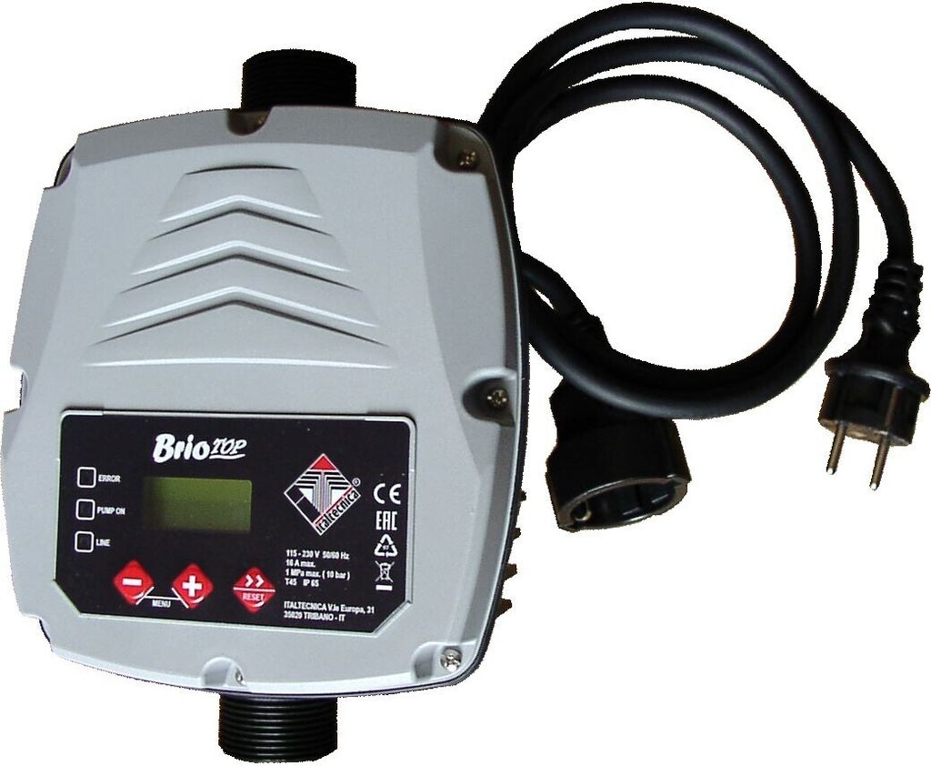 Brio Top Druckschalter 1 1/4 Zoll 16A Pumpensteuerung
