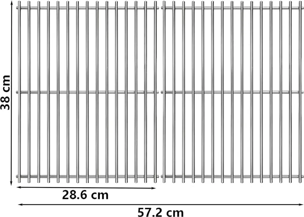 Grille de cuisson Inox Weber Spirit 200 et Genesis Silber A - 7521