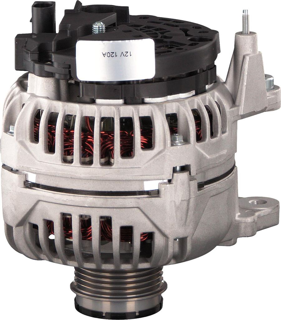 FEBI BILSTEIN 101531 Lichtmaschine Generator LiMa 120A 12V für VW Golf IV Schrägheck (1J1) POLO (9N) Transporter V Bus Transporter IV Bus Multivan V