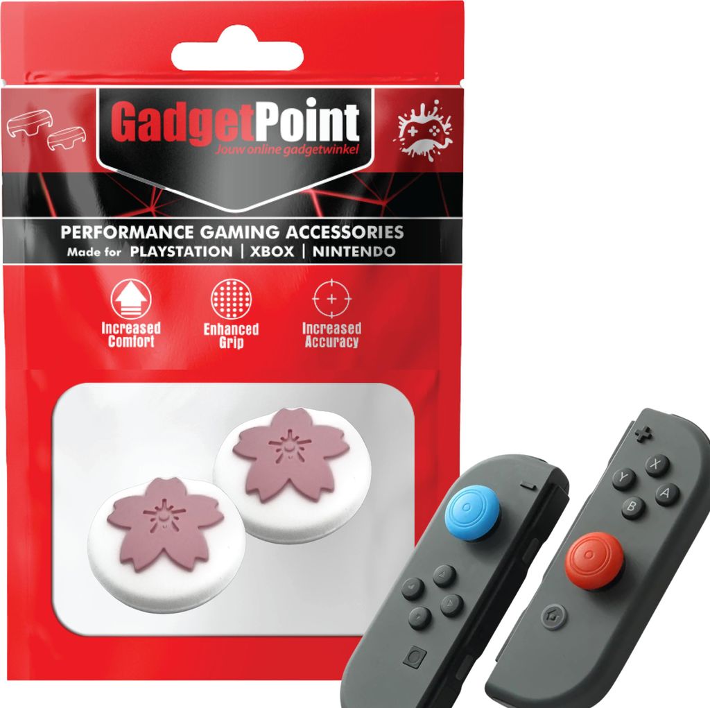 Thumbgrips - Thumb Grips voor Nintendo Switch Joy-Con Controllers - Gaming Thumbgrips - Performance Anti-Slip Thumbsticks - Bescherming Accessoires...