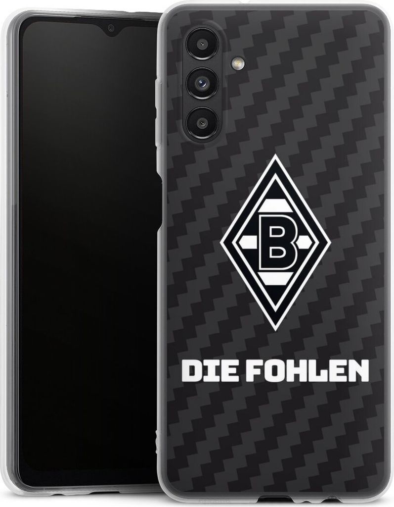 DeinDesign Handyhülle für Samsung Galaxy A13 5G Silikon Hülle Case Smartphone Schutzhülle Borussia Mönchengladbach Carbon Gladbach