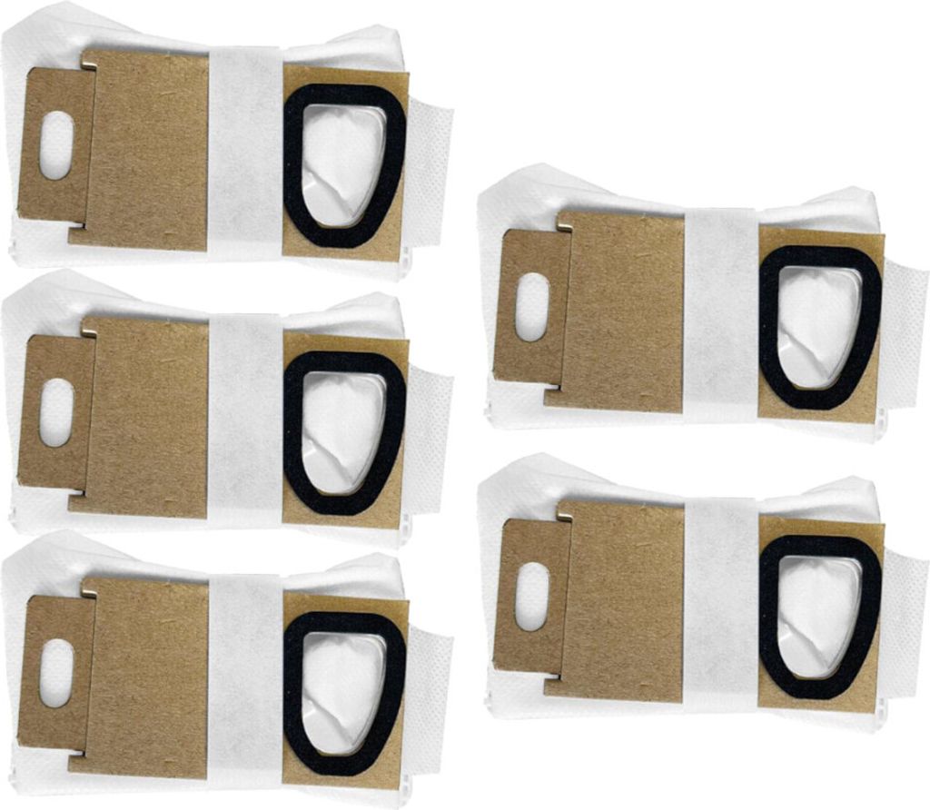 5x Trade-Shop Staubsauger-Beutel / Filtersäcke / Mikrovlies-Beutel / Saugbeutel kompatibel mit Xiaomi Roborock H6 H7 Staubsauger / Vlies, doppellagig