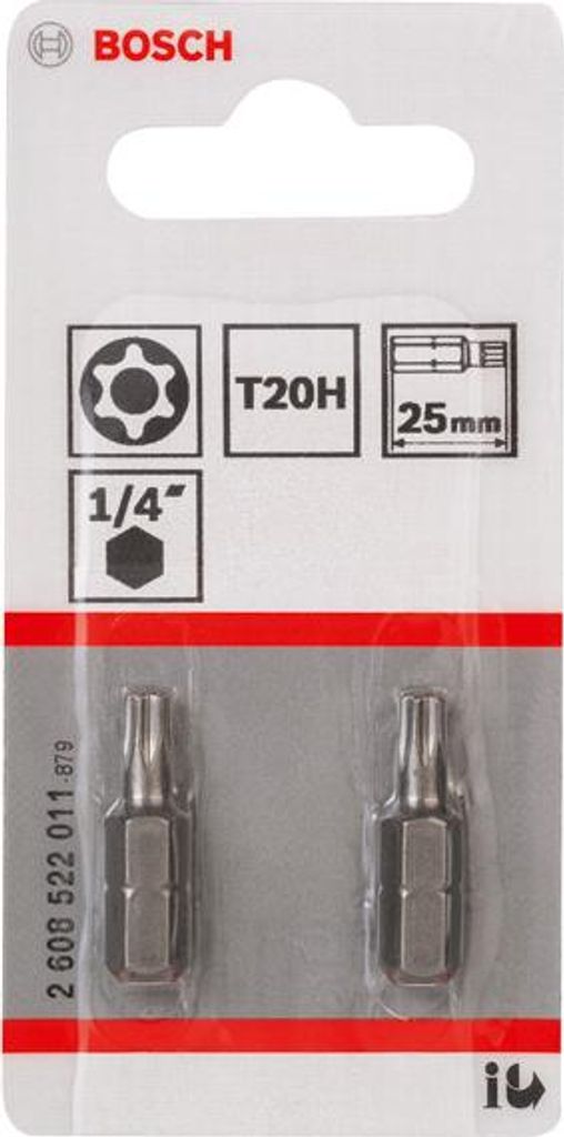 T20H Security-Torx®-Schrauberbit Extra-Hart, 2 Stk. Produktbild 