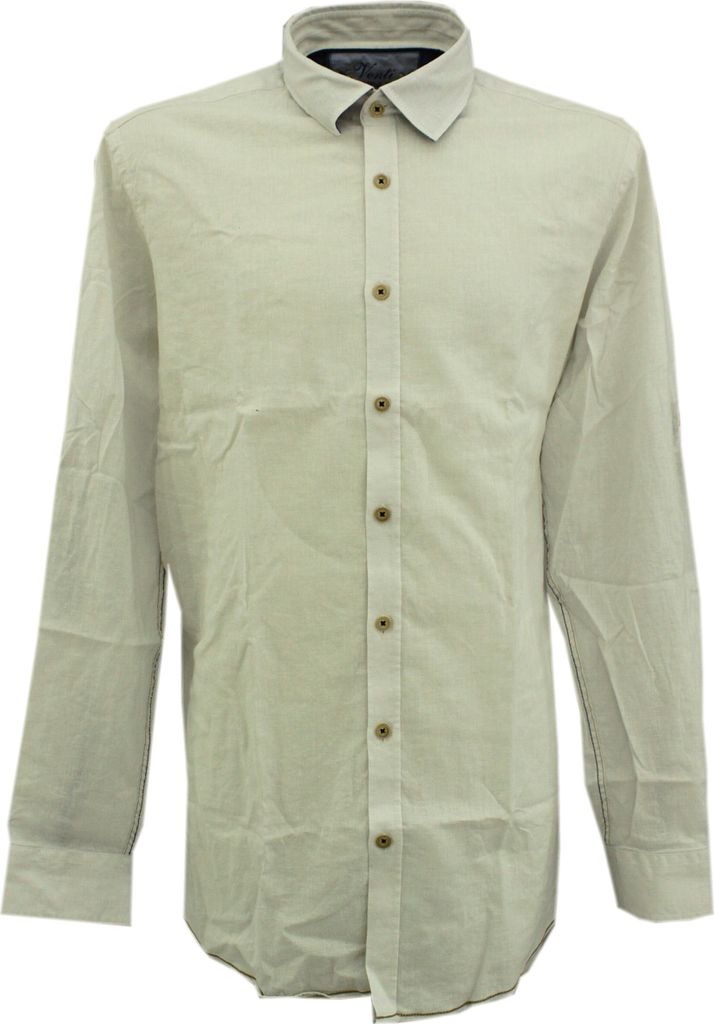 30173 Venti, ,  Herren langarm Hemd, Leinen, white, XL Produktbild 