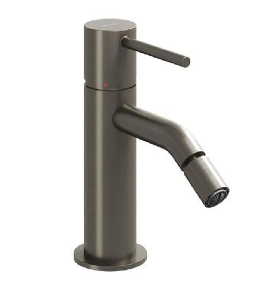 Robinet Mélangeur Bidet Graphite Brossé Ravak Espirit Style Moderne