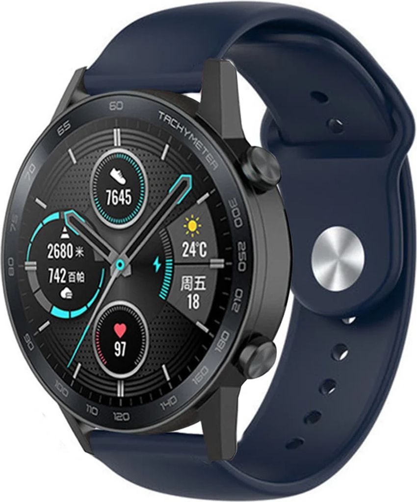 Strap-it Honor Magic Watch 2 Sportarmband (Dunkelblau) Produktbild 